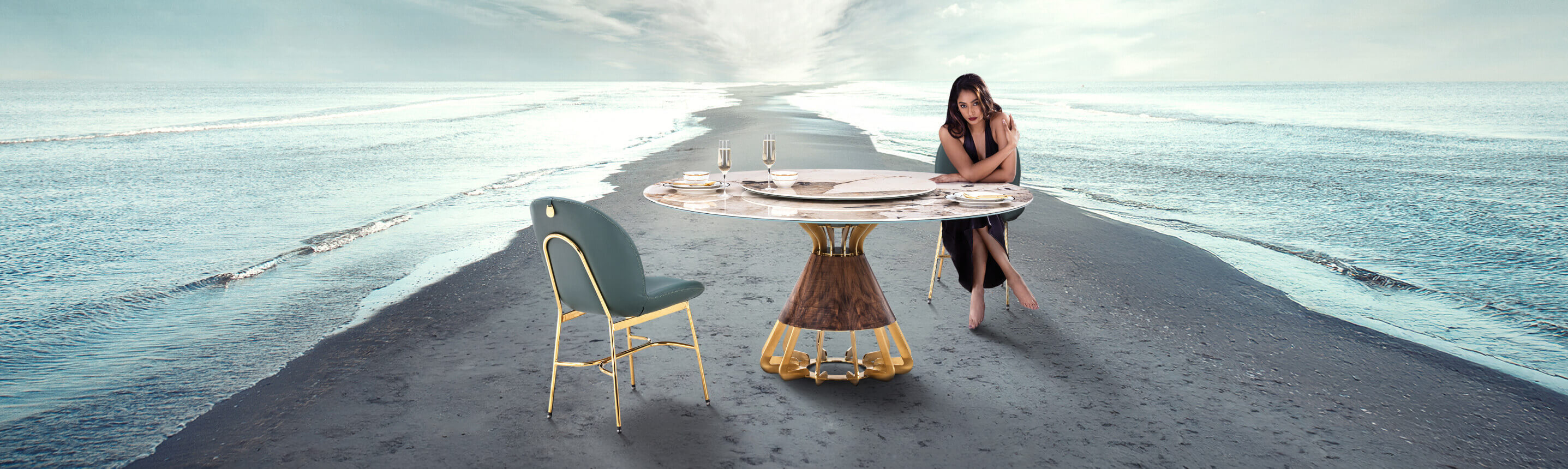 Home 1st Banner - Swirl - DiningTable